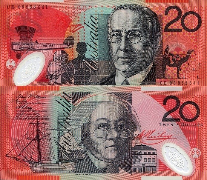 aud $20 bills